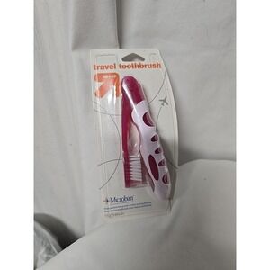 Manual Soft Bristles Toothbrush - Trial Size - Pink. New